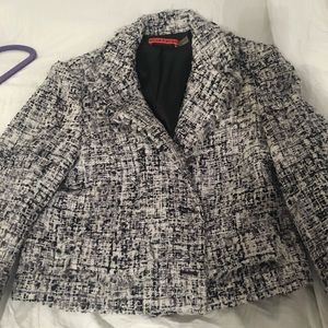 Alice + Olivia Tweed Blazer